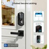 Veise VE06-L Smart Locks with 2 Lever Handle Set, App