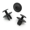 VVO Fasteners Black Plastic Clips Inner Door Sill Cover Compatible