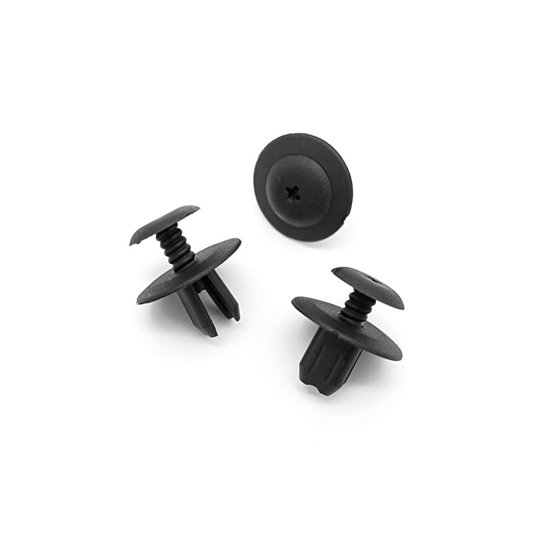 VVO Fasteners Black Plastic Clips Inner Door Sill Cover Compatible