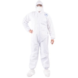 Overol Master - Overol Lavable Impermeable Comodo (Blanco, M)
