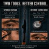 Clear Eyebrow Gel for Men with Dual-Ended Brush, Strong Hold