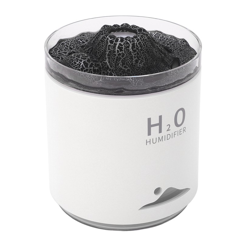 Essential Oil Diffuser Large Capacity Colorful Volcano Appearance Night Light