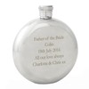 5oz Round Hip Flask Best Man Usher Wedding Birthday Engraved