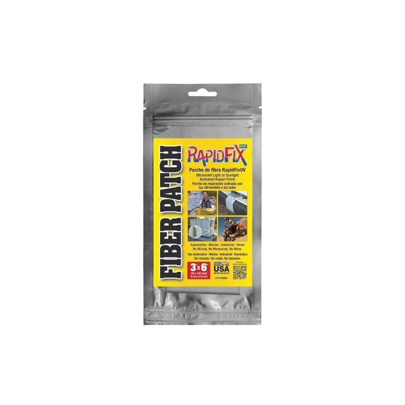 RapidFix UV Fiber Repair Patch 3"x 6"