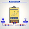 matell Wireless Remote Control Switch DC 12V/24V/48V/72V 30A Dry Contact