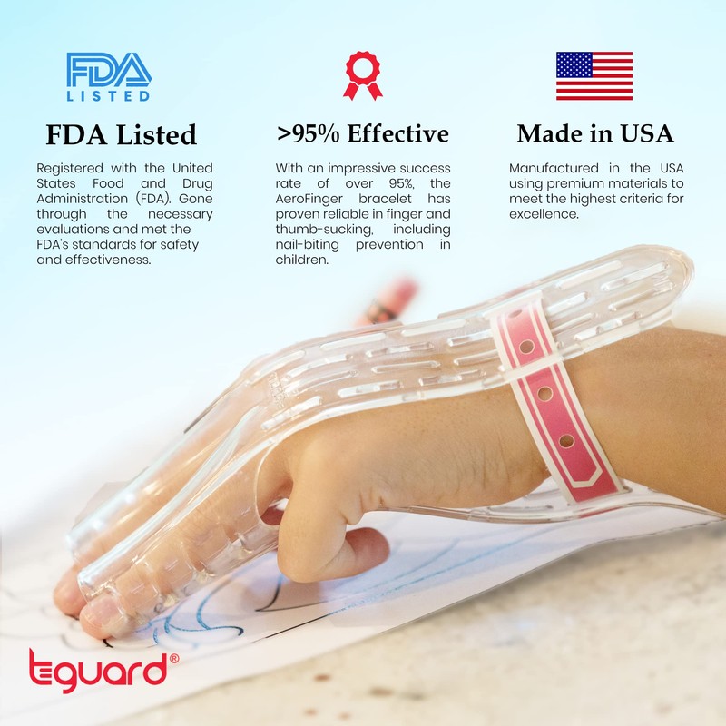 TGuard AeroFinger Finger Sucking Stopper Kit – Anti Finger Sucking,