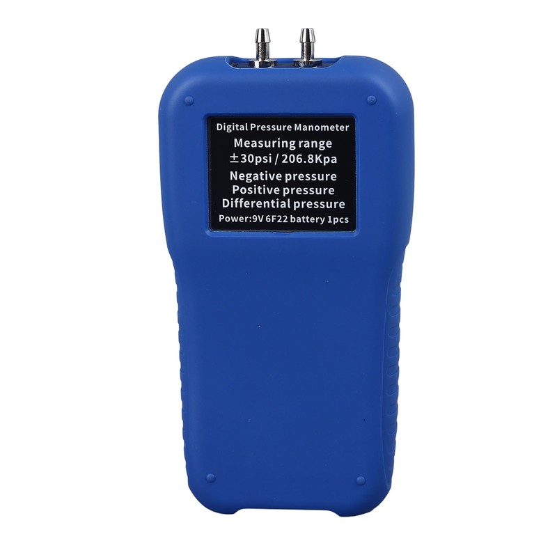 Digital Manometer High Accuracy 11 Units LCD Backlit Air Differential