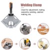 Right Angle Welding Clamp Single Handle Aluminum Alloy Vise for