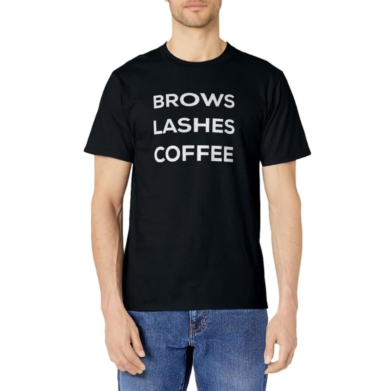 Aesthetician Microblading, eyelash extensions, coffee T-Shirt