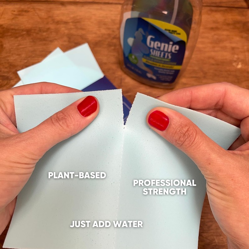 Genie Sheets Glass & Mirror Cleaner | Concentrate Makes 6