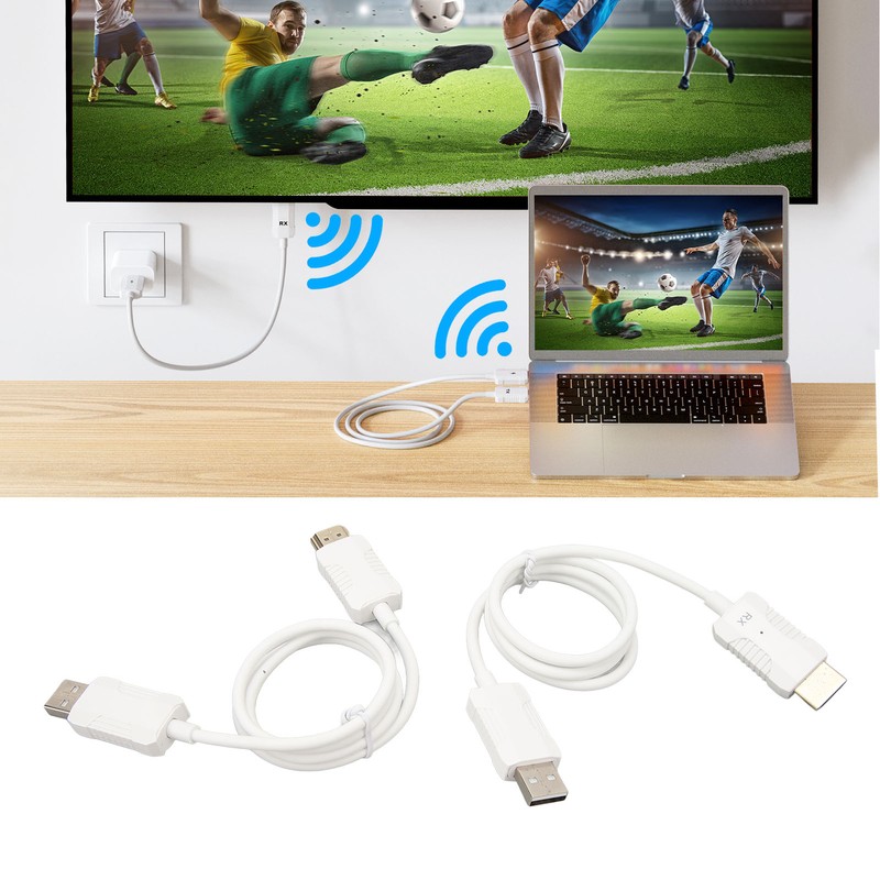 Wireless HD Multimedia Interface Mirror Transmitter Receiver Adapter Cable Dongle