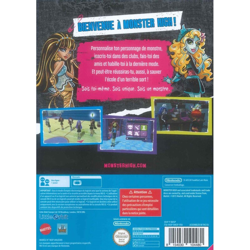 Monster High Nouvelle Eleve WII U FR
