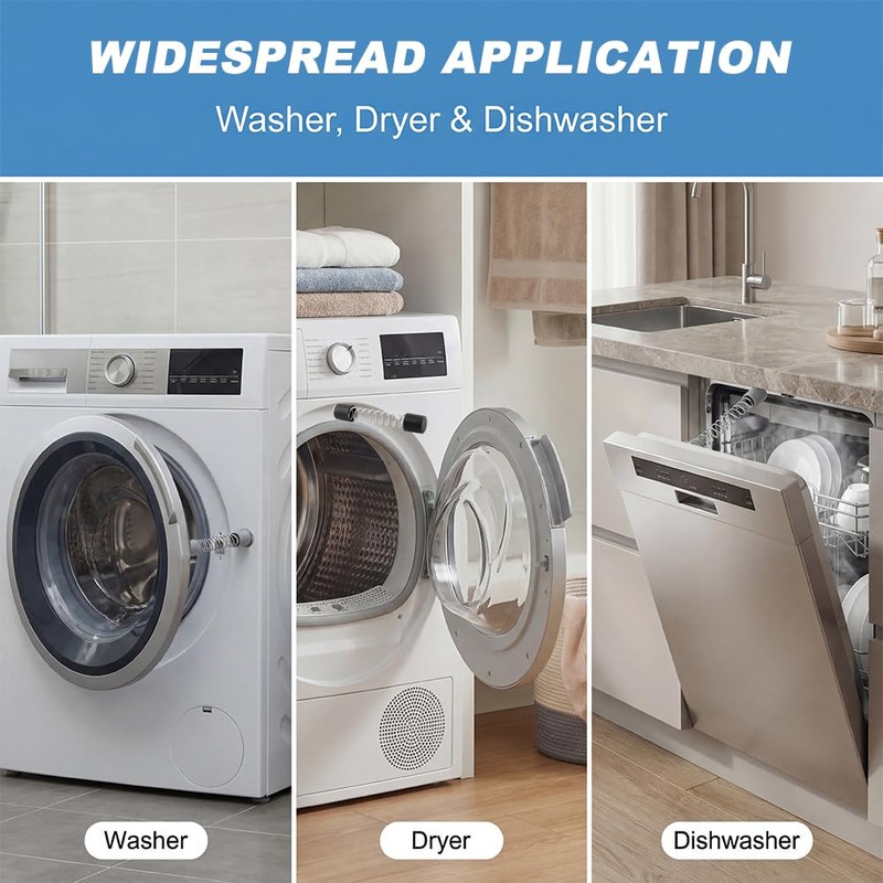 4 Pack Front Load Washer Door Prop, Magnetic Door Holder