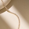 3mm Diamond Classic Tennis Bracelet for Women Dainty, Gold Plated