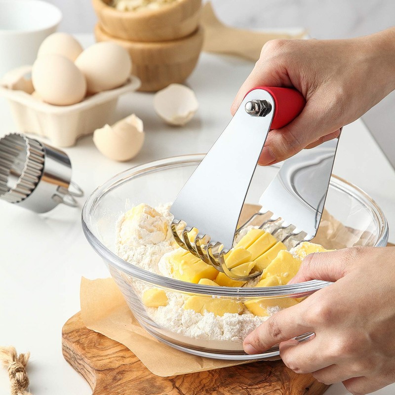 Spring Chef Dough Blender, Top Professional Pastry Cutter with Heavy