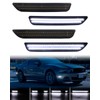 PWOBVZ Dynamic Front & Rear White Side Marker Lights Compatible