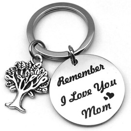 Mom Keychain from Daughter Son Kids Funny Mama Key Chain Birthday Mothers Day Thanksgiving Christmas Gifts