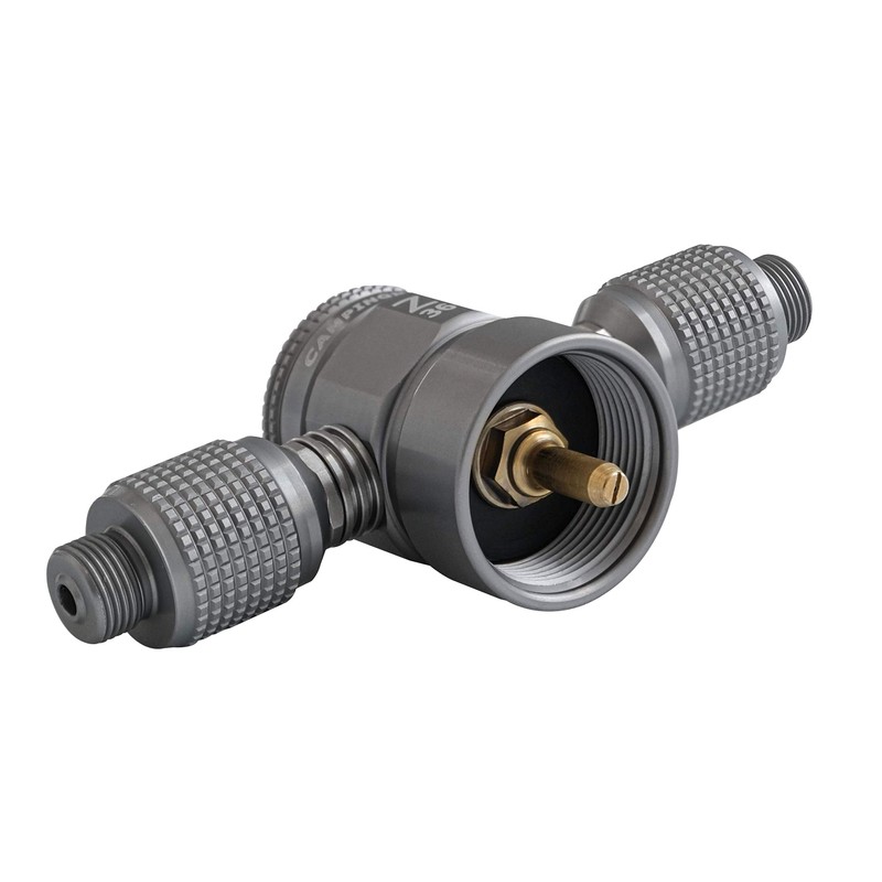 CAMPINGMOON 3 Outlet Camping Stove Adapter, Inlet: 16oz/1Lb Small Propane