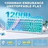 MIKIBY X98 Ultra Wireless Mechanical Keyboard, 12000mAh Gaming Keyboard with