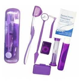 Youya Dental Kit De Cuidado Ortodóntico Portátil En Caja Para Cepillos De