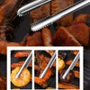 Stainless Steel BBQ Tongs with Non-Slip Handles, Grilling and Kitchen