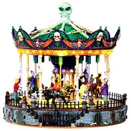 Lemax 34605 SCARY-GO-ROUND SPOOKY TOWN Exclusive Carnival Ride