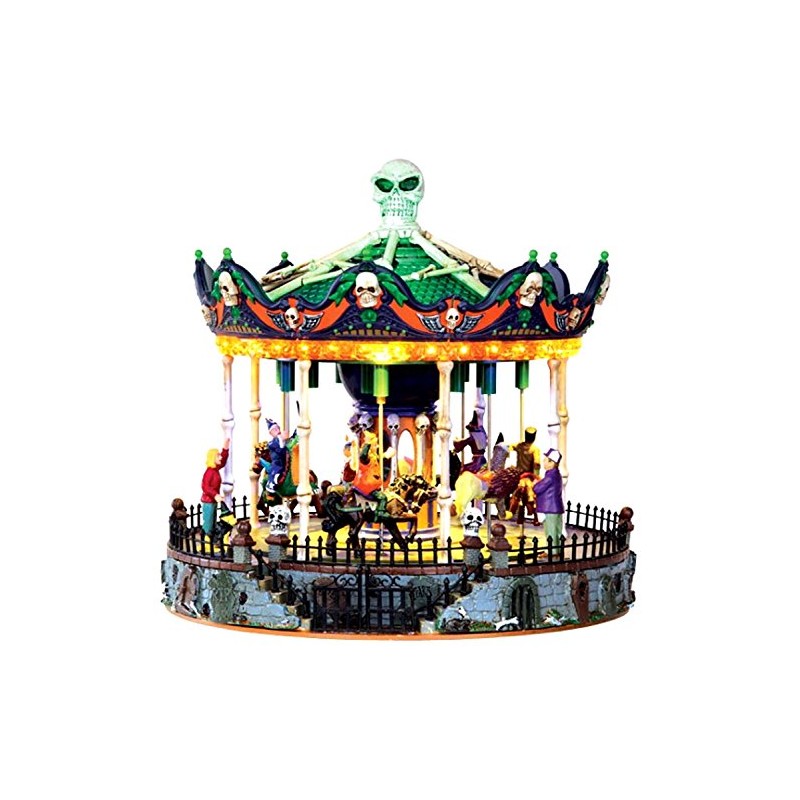 Lemax 34605 SCARY-GO-ROUND SPOOKY TOWN Exclusive Carnival Ride