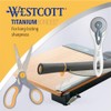 Westcott Tijeras de titanio rectas de 12.7 cm con micropunta