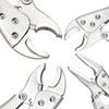 FASTPRO 4-Piece Locking Pliers Set, Vice Grips Pliers Included 5",