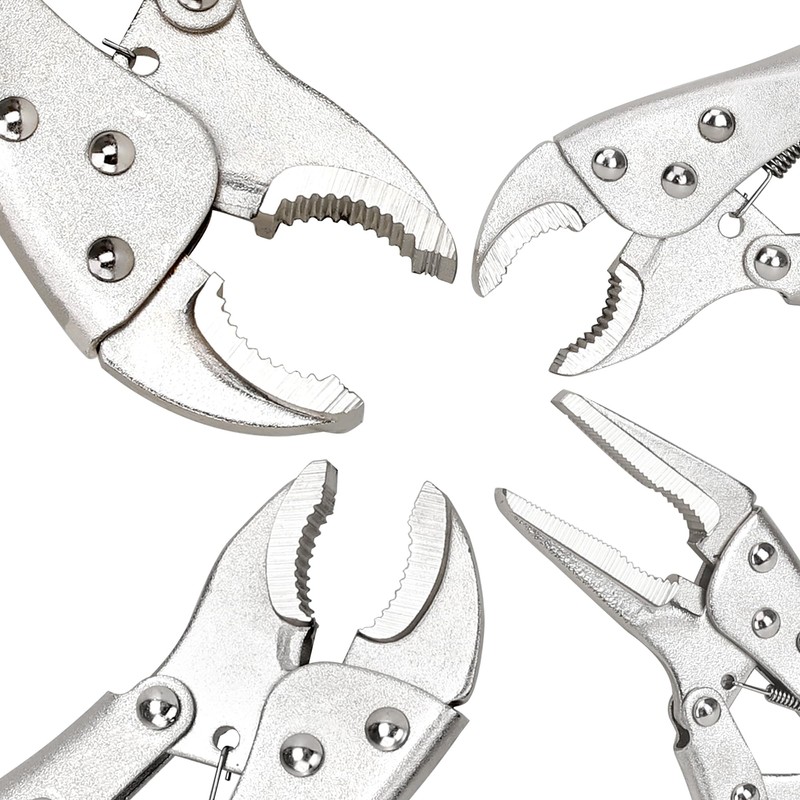 FASTPRO 4-Piece Locking Pliers Set, Vice Grips Pliers Included 5",