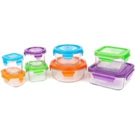 WEAN GREEN Glass Good Containers Kitchen Set  8 Ct
