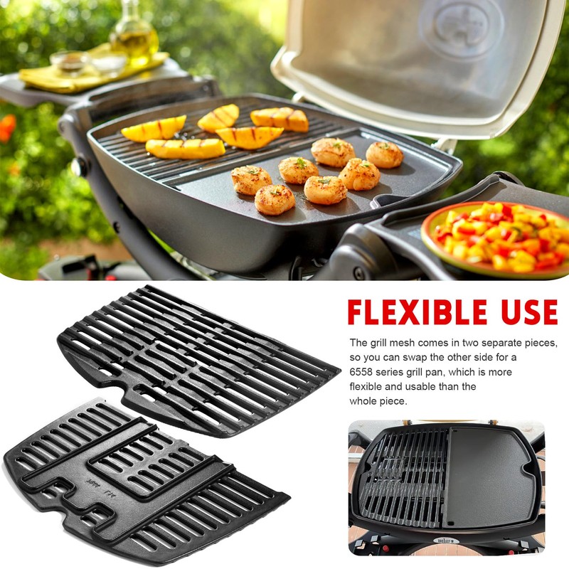 GGC 7644 7582 Grill Grates for Weber Q100 Q1000 Q120