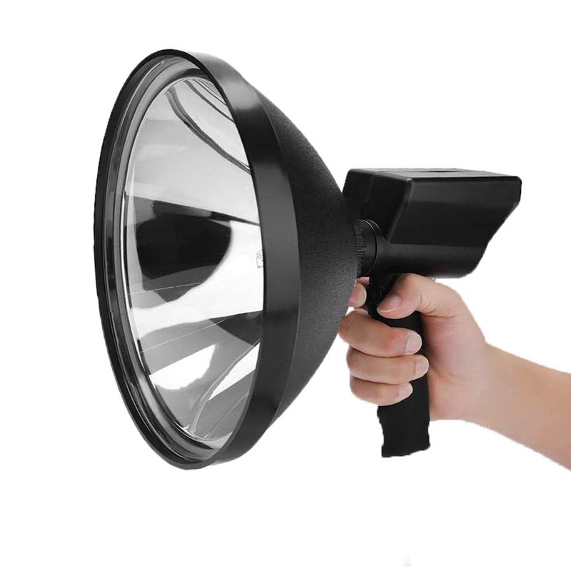 EVTSCAN Spotlight Flashlight, 100W HID Handheld Torch Hunting Spot Light