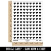 EKG Pulse Heart Beat 200+ Round Stickers - Matte Finish