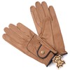 AFE Genuine Leather Horse Riding Gloves Ladies Dublin Track Gloves