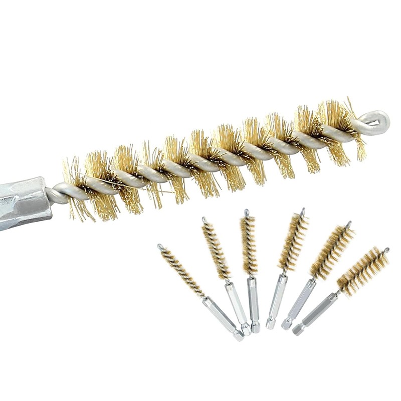 Stainless Steel Drilling Brush, 6 Pieces in Different Sizes +