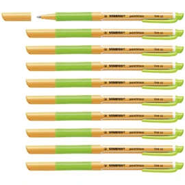 Tintenroller - STABILO pointVisco - 10er Pack - hellgrün