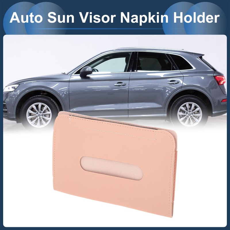 INFINAUTO Car Tissue Holder, Auto Sun Visor Napkin Holder, Car
