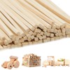 PRITOK Pack of 250 square wooden sticks: long wooden strips