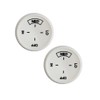 2PCS Baseboard Heater Thermostat Temperature Control Dial Knob Replacement, Baseboard
