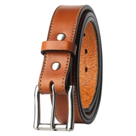 Made in USA - Full Grain Leather Belt For Men | The Icon | Mens Belts | Tan 38