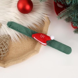 YiyiLai Christmas Headband Volume Type Ribbon, Fluffy, Christmas Accessories, Hair Ornament, Cute, Hair Accessory, Cosplay, Santa Hat Set of 2