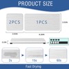 3PCS Water Absorbing Stone Tray, Fast Drying Stone Sink Tray,