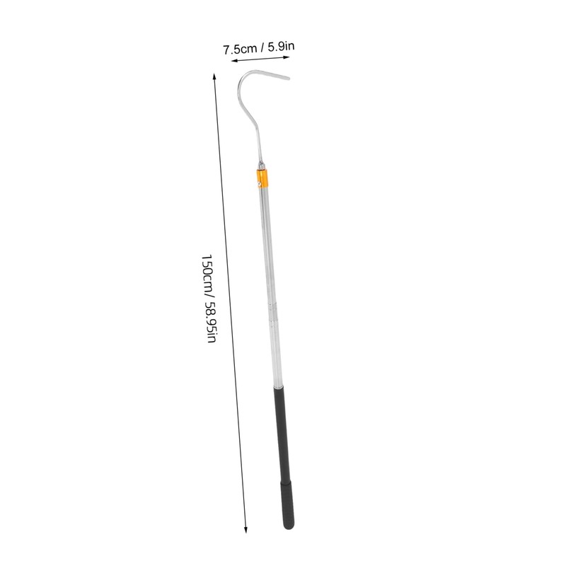 TANGZHIFEIYUE Snake Hook, 61" Snake Reptile Catcher Stick Pole Handling