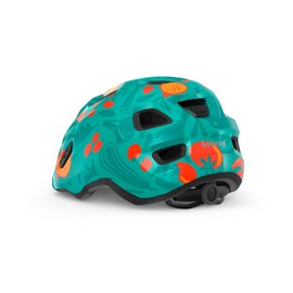 MET Hooray Kids Cycling Helmet, Glossy Green Fruit, Size 46-52cm
