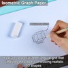 1 Pack 50 Sheets 8.5" x 11" Isometric Graph Paper