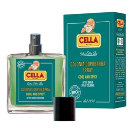 Cella Milano Aftershave Spray Cologne Cool Spicy – Refreshing Italian Aftershave with Menthol & Allantoin – Invigorating Scent, Soothes Razor Burn, Alcohol-Based Splash for Men – 100ml