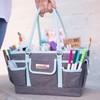 Everything Mary Deluxe Store and Tote, Heather Grey & Teal