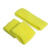 Krause & Sohn Headband and wrist warmer, neon yellow