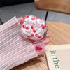 MINSCOSE Compatible with AirPods 4 Clear Case,Cute Cherry Bow Pretty